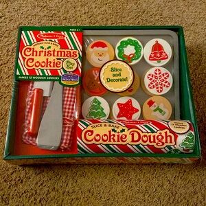 NEW Melissa & Doug Christmas Cookie play set